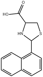 2-(1-NAPHTHYL)-1,3-THIAZOLIDINE-4-CARBOXYLIC ACID 结构式