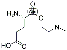 DEANOL 1-HYDROGEN GLUTAMATE 结构式