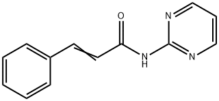 3-PHENYL-N-PYRIMIDIN-2-YLPROP-2-ENAMIDE 结构式