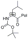 BOC-D-亮氨酸键合 PAM 树脂 结构式