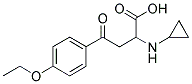 2-(CYCLOPROPYLAMINO)-4-(4-ETHOXYPHENYL)-4-OXOBUTANOIC ACID 结构式