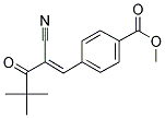 METHYL 4-(2-NITRILO-4,4-DIMETHYL-3-OXOPENT-1-ENYL)BENZOATE 结构式