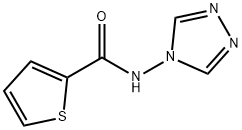 N-(4H-1,2,4-TRIAZOL-4-YL)-2-THIOPHENECARBOXAMIDE 结构式