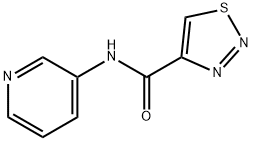 N-(3-PYRIDINYL)-1,2,3-THIADIAZOLE-4-CARBOXAMIDE 结构式