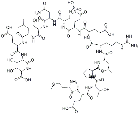 Met-Glu-Thr-Pro-Leu-Arg-Glu-Gln-Glu-Asn-Ser-Leu-Glu-Ser-Ser 结构式