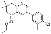 AZA(3-(4-CHLORO-3-METHYLPHENYL)-7,7-DIMETHYL(6,7,8-TRIHYDROCINNOLIN-5-YLIDENE))ETHOXYMETHANE 结构式