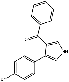 [4-(4-BROMOPHENYL)-1H-PYRROL-3-YL](PHENYL)METHANONE 结构式