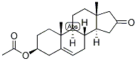 5-Androsten-3-beta-ol-16-one acetate 结构式