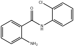 2-氨基-N-(2-氯苯基)苯甲酰胺 结构式