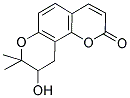 9-HYDROXY-8,8-DIMETHYL-9,10-DIHYDRO-8H-PYRANO[2,3-F]CHROMEN-2-ONE 结构式