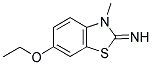 6-ETHOXY-3-METHYL-3H-BENZOTHIAZOL-2-YLIDENEAMINE 结构式