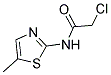 2-CHLORO-N-(5-METHYL-THIAZOL-2-YL)-ACETAMIDE 结构式