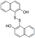 1-[(2-HYDROXY-1-NAPHTHYL)DITHIO]-2-NAPHTHOL 结构式