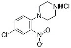 1-(4-氯-2-硝基苯基)哌嗪盐酸盐 结构式