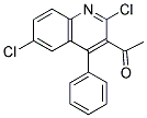 1-(2,6-Dichloro-4-phenylquinolin-3-yl)ethanone 结构式
