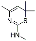 N,4,6,6-TETRAMETHYL-6H-1,3-THIAZIN-2-AMINE 结构式