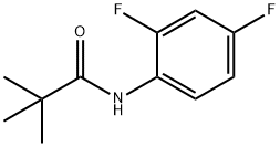 2,4-DIFLUORO-N-(2,2-DIMETHYLPROPANOYL)ANILIN 结构式