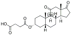 11-KETOETIOCHOLANOLONE HEMISUCCINATE 结构式