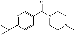 4-(TERT-BUTYL)PHENYL 4-METHYLPIPERAZINYL KETONE 结构式