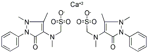 (N-ANTIPYRINYL-N-METHYLAMINO)METHANESULPHONIC ACID CALCIUM SALT 结构式