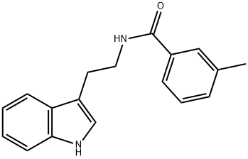 N-(2-INDOL-3-YLETHYL)(3-METHYLPHENYL)FORMAMIDE 结构式