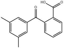 2-(3,5-DIMETHYLBENZOYL)BENZOIC ACID 结构式