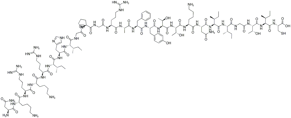 GP120 V3 LOOP PEPTIDE MN N-25-C 结构式