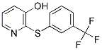 2-([3-(TRIFLUOROMETHYL)PHENYL]SULFANYL)-3-PYRIDINOL 结构式