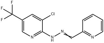 2-PYRIDINECARBALDEHYDE N-[3-CHLORO-5-(TRIFLUOROMETHYL)-2-PYRIDINYL]HYDRAZONE 结构式