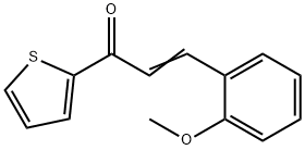 (E)-3-(2-METHOXYPHENYL)-1-(2-THIENYL)-2-PROPEN-1-ONE 结构式