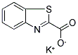 POTASSIUM 1,3-BENZOTHIAZOLE-2-CARBOXYLATE 结构式