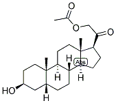 5-BETA-PREGNAN-3-BETA, 21-DIOL-20-ONE 21-ACETATE 结构式