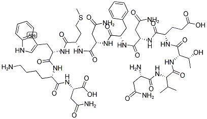 Asn-Val-Thr-Glu-Asn-Phe-Asn-Met-Trp-Lys-Asn 结构式