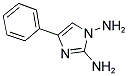 4-PHENYL-1H-IMIDAZOLE-1,2-DIAMINE 结构式