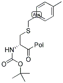 BOC-D-CYS(4-MEBZL)-PAM RESIN 结构式