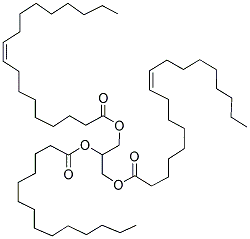 GLYCERYL-1,3-OLEATE-2-MYRISTATE 结构式