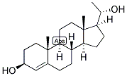 4-PREGNEN-3-BETA, 20-ALPHA-DIOL 结构式