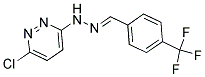 4-(TRIFLUOROMETHYL)BENZALDEHYDE 1-(6-CHLOROPYRIDAZIN-3-YL)HYDRAZONE 结构式