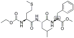 ETHOXYCARBONYL-MET-LEU-PHE-OME 结构式