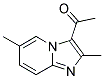 3-Acetyl-2,5-dimethylpyrido[1,6-a]-1H-imidazole 结构式