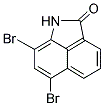 6,8-DIBROMO-1H-BENZO[CD]INDOL-2-ONE 结构式