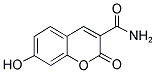 7-HYDROXY-2-OXO-2H-CHROMENE-3-CARBOXYLIC ACID AMIDE 结构式