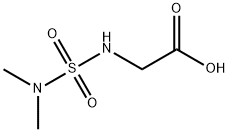 2-[(二甲基氨磺酰基)氨基]乙酸 结构式