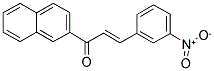 1-(2-Naphthyl)-3-(3-nitrophenyl)prop-2-en-1-one 结构式