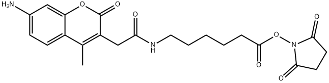 AMCA-X琥珀酰亚胺 结构式