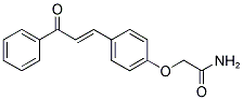 2-[4-(3-OXO-3-PHENYLPROP-1-ENYL)PHENOXY]ACETAMIDE 结构式