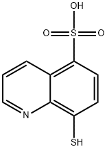 8-MERCAPTOQUINOLINE-5-SULPHONIC ACID 结构式