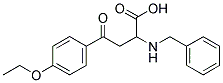 2-(Benzylamino)-4-(4-ethoxyphenyl)-4-oxobutanoic acid 结构式