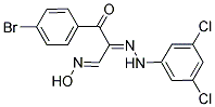 3-(4-BROMOPHENYL)-2-[2-(3,5-DICHLOROPHENYL)HYDRAZONO]-3-OXOPROPANAL OXIME 结构式