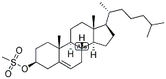 5-Cholesten-3beta-ol 3-methanesulfonate 结构式